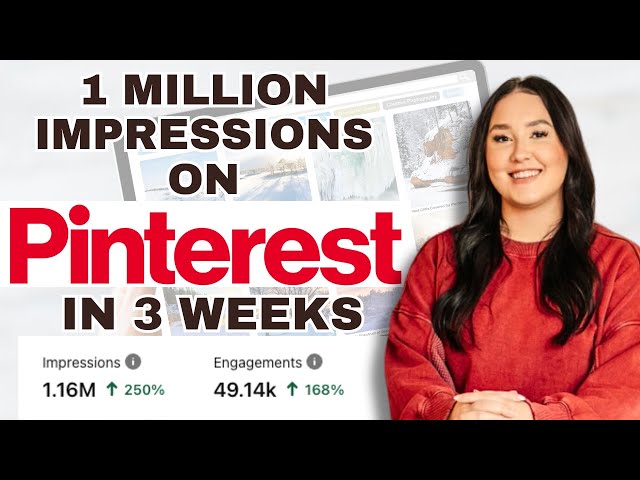 How I Get Over 1 Million Impressions On Pinterest Every Month