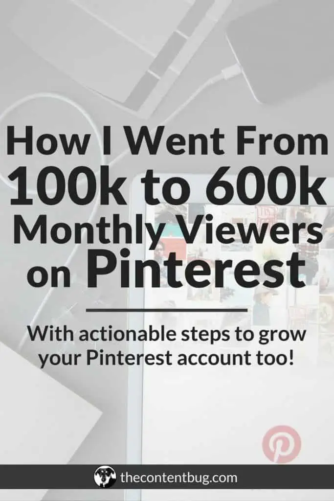 How I Started My $100,000 Per Year Pinterest Account